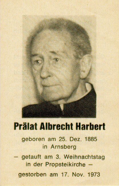 Prälat Georg Albrecht Maria Harbert